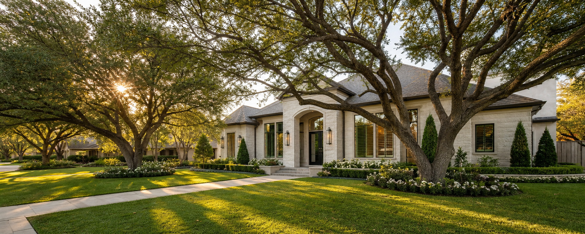 Clean Texas property after professional tree trimming